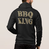 3D Gold Bling BBQ King Hoodie (Achterkant)