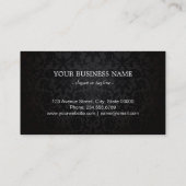 3D Gold Lips Make-up Salon Loyalty Punch Kaart (Achterkant)