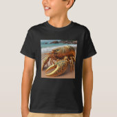 3d Gold Lobster Sticker T-shirt (Voorkant)