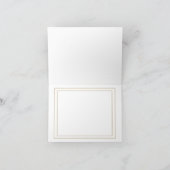 3D Gold Music Note Kaart personalisatie op de rug (Binnen)