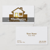 3D Golden House Visitekaartje (Voorkant / Achterkant)