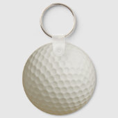3D Golf Ball Design – Custom Option keychain (Voorkant)