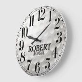 3D | Golf Ball Golfer Large Clock Grote Klok (Hoek)