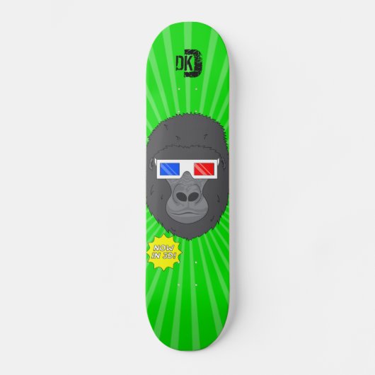 3D Gorilla Skateboard (Voorkant)