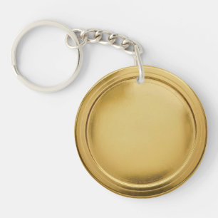 3D goud folie zegel Elegante Excellentie Prijsmeda Sleutelhanger