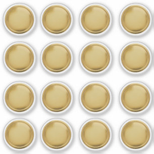 3D goud folie zegel Elegante Exclusiviteit Prijs M Sticker