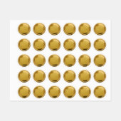 3D goud folie zegel sterren explosie uitmuntendhei Labels (Vel)