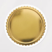 3D goud folie zegel sterren explosie uitmuntendhei Labels (Design 1)