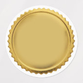 3D goud folie zegel sterren explosie uitmuntendhei Labels (Design 2)