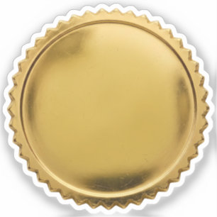 3D goud folie zegel sterren explosie uitmuntendhei Sticker
