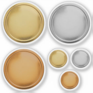 3D gouden folie zegel Elegante Exclusiviteit Prijs Sticker