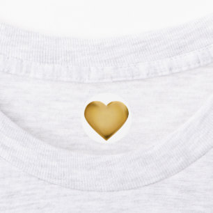 3D gouden folie zegel hart uitmuntendheidsprijs me Labels