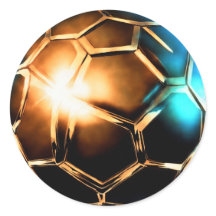3D gouden voetbal