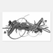 3D graffiti sticker (Voorkant)