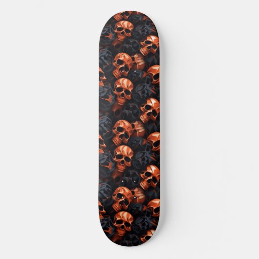 3D grafische schedel kunst Persoonlijk Skateboard (Voorkant)