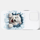 3D Grappig Beer Break Ice Case-Mate iPhone Case (Achterkant (horizontaal))