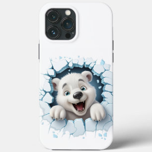 3D Grappig Beer Break Ice Case-Mate iPhone Case