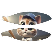3D grappige honkbalkat, Basketbal (Panelen)