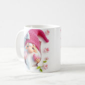 3d grappige kabouter mok wrap, 3d ontwerp mok wrap (Voorkant links)