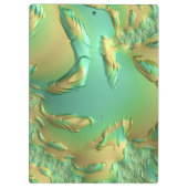 3D! ~ Green Buttercup ~ fractal original ~ 3D ~ Klembord (Achterkant)