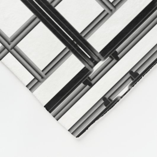 3D grey geometric abstract pattern background.3d b Fleece Deken (Hoek)
