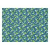 3D groen blad patroon 01x4 Tafelkleed (Voorkant (Horizontaal))