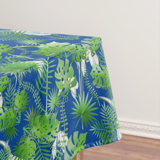 3D groen blad patroon 01x4 Tafelkleed (Voorbeeld)