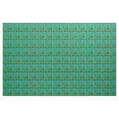 3D groene schalen met goud Stof (Fat Quarter)