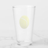 3D grote tennisbal Glas (Achterkant)