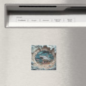 3D grote witte haai Magneet (Insitu (Vaatwasser))