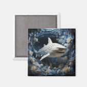 3D-haai Magneet (Voorkant / Achterkant)