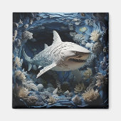 3D-haai Magneet (Voorkant)