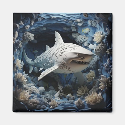 3D-haai Magneet (Voorkant)