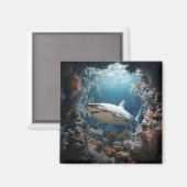 3D-haai Magneet (Voorkant / Achterkant)