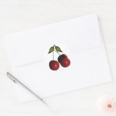3D Halftone Kersen Ronde Sticker (Envelop)
