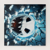 3D Halloween Ghost Gebarsten Gat Legpuzzel (Horizontaal)