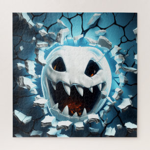 3D Halloween Ghost Gebarsten Gat Legpuzzel