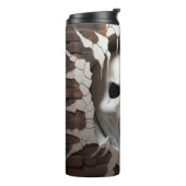 3D Halloween Ghost Gebarsten Gat Thermosbeker (Gedraaid links)