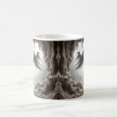 3D Halloween Spooky Ghost In A Cave Design Koffiemok (Center)