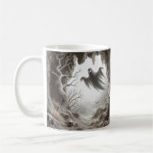 3D Halloween Spooky Ghost In A Cave Design Koffiemok (Links)