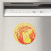 3D Happy Hour Drink Magnet (Insitu (Vaatwasser))