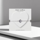 3D hart minimalistische armband display kaart