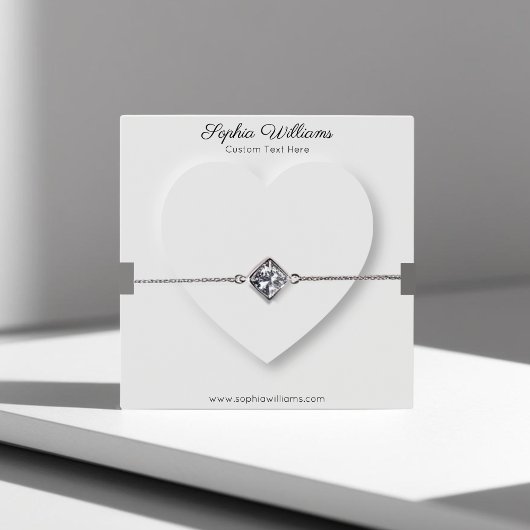 3D hart minimalistische armband display kaart