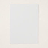 3D hart minimalistische haarspeldkaart Visitekaartje (Achterkant)