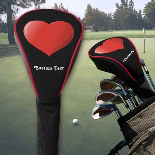 3D-hartpictogram Golfheadcover