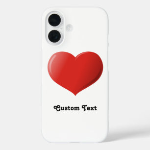 3D-hartsictogram iPhone 16 Hoesje