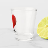 3D-hartsictogram Shot Glas (Rechts)