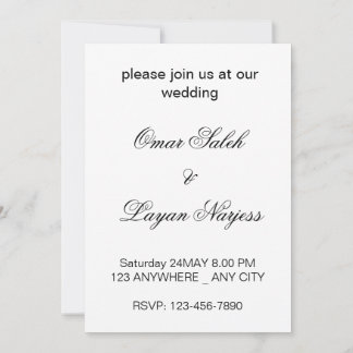 3D Heart Design Wedding Kaart