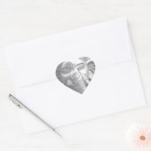 3d Heer Ganesha - OM Hart Sticker (Envelop)