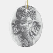 3d Heer Ganesha - OM Keramisch Ornament (Rechts)